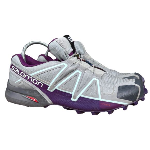 Salomon Shoes Women's 9 SpeedCross 4 Trail Running Sneakers - Picture 9 of 9